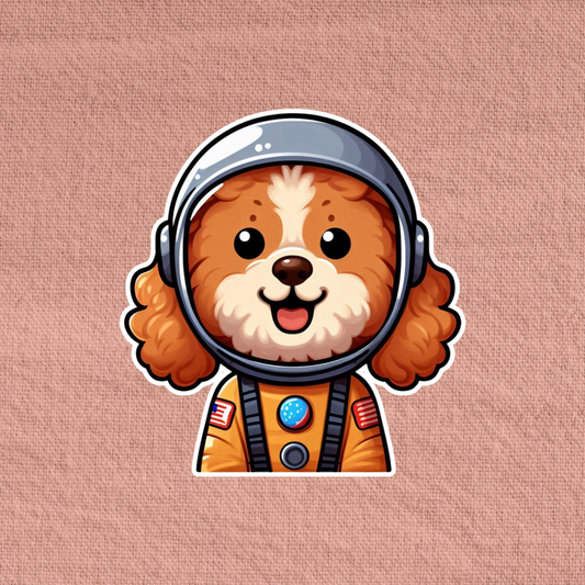 Cavapoo Astronaut