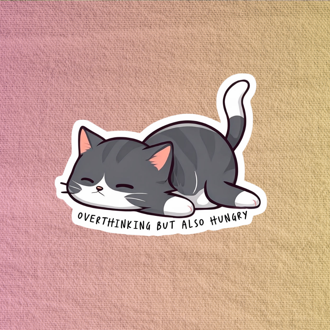 Overthinking cat