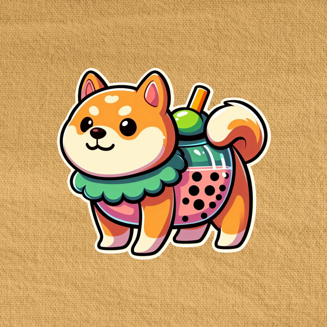 Bubble Tea Shiba Inu