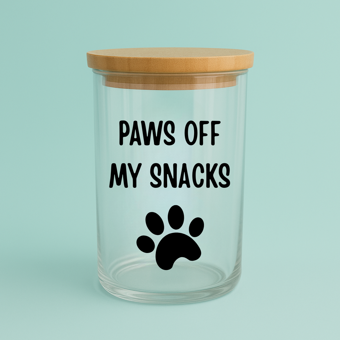 Paws Off My Snacks Treat Jar