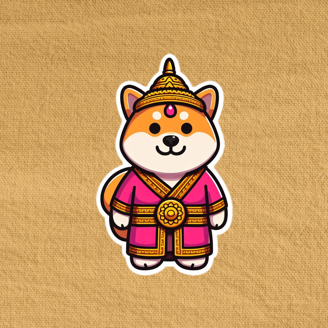 Laksa Costume Shiba Inu