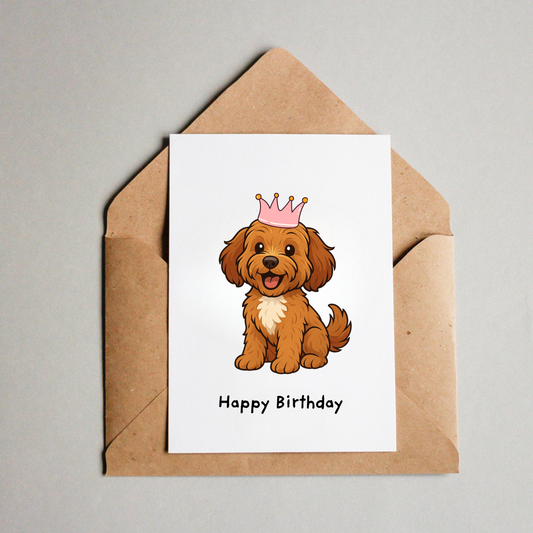 Birthday Card - Cavapoo