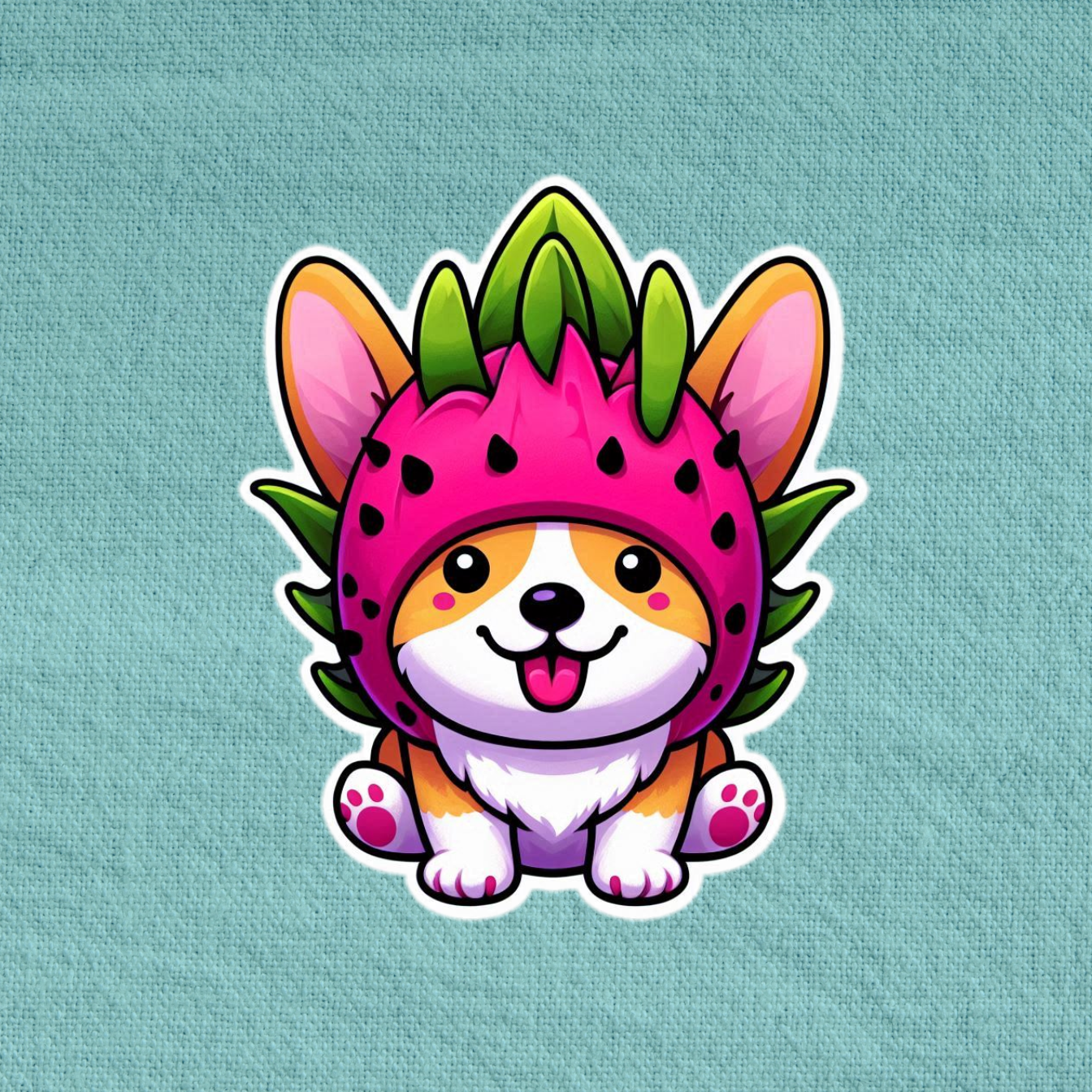 Dragon Fruit Corgi