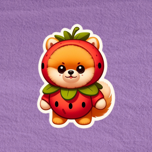 Strawberry Pomeranian - Orange Edition