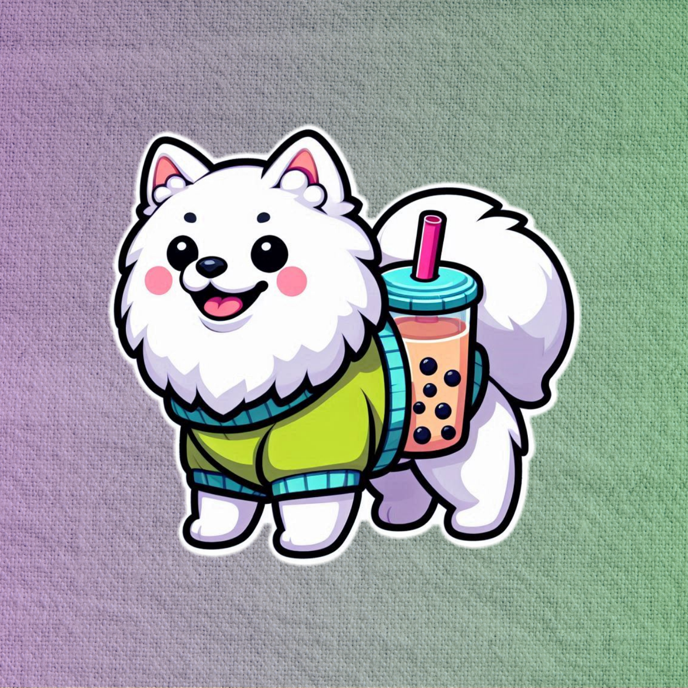 Bubble Tea Samoyed