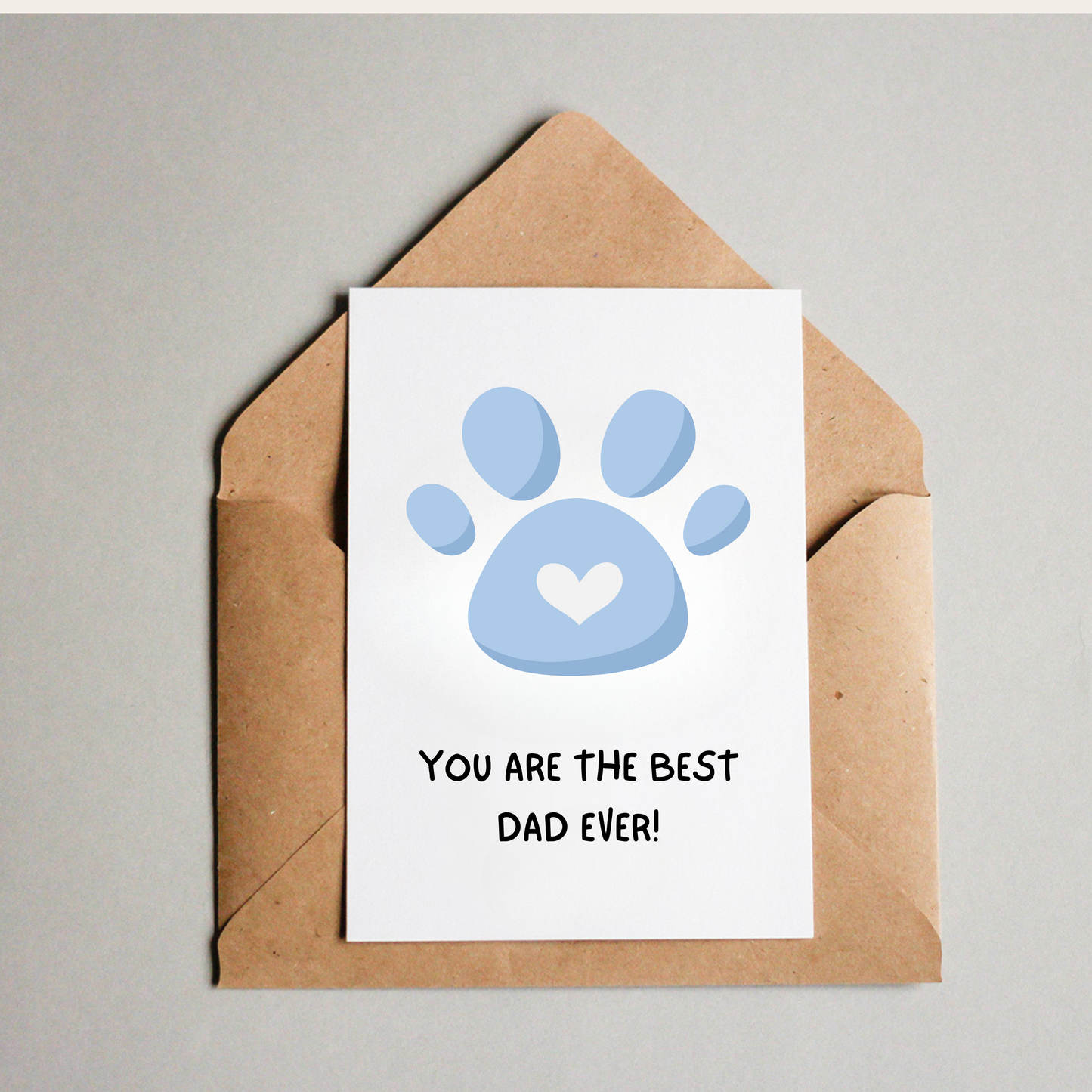 Father's Day Card - Paw