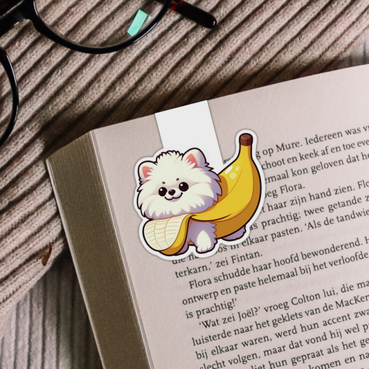Pomeranian Magnetic Bookmark
