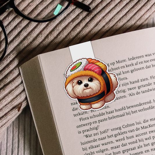 Maltipoo Magnetic Bookmark