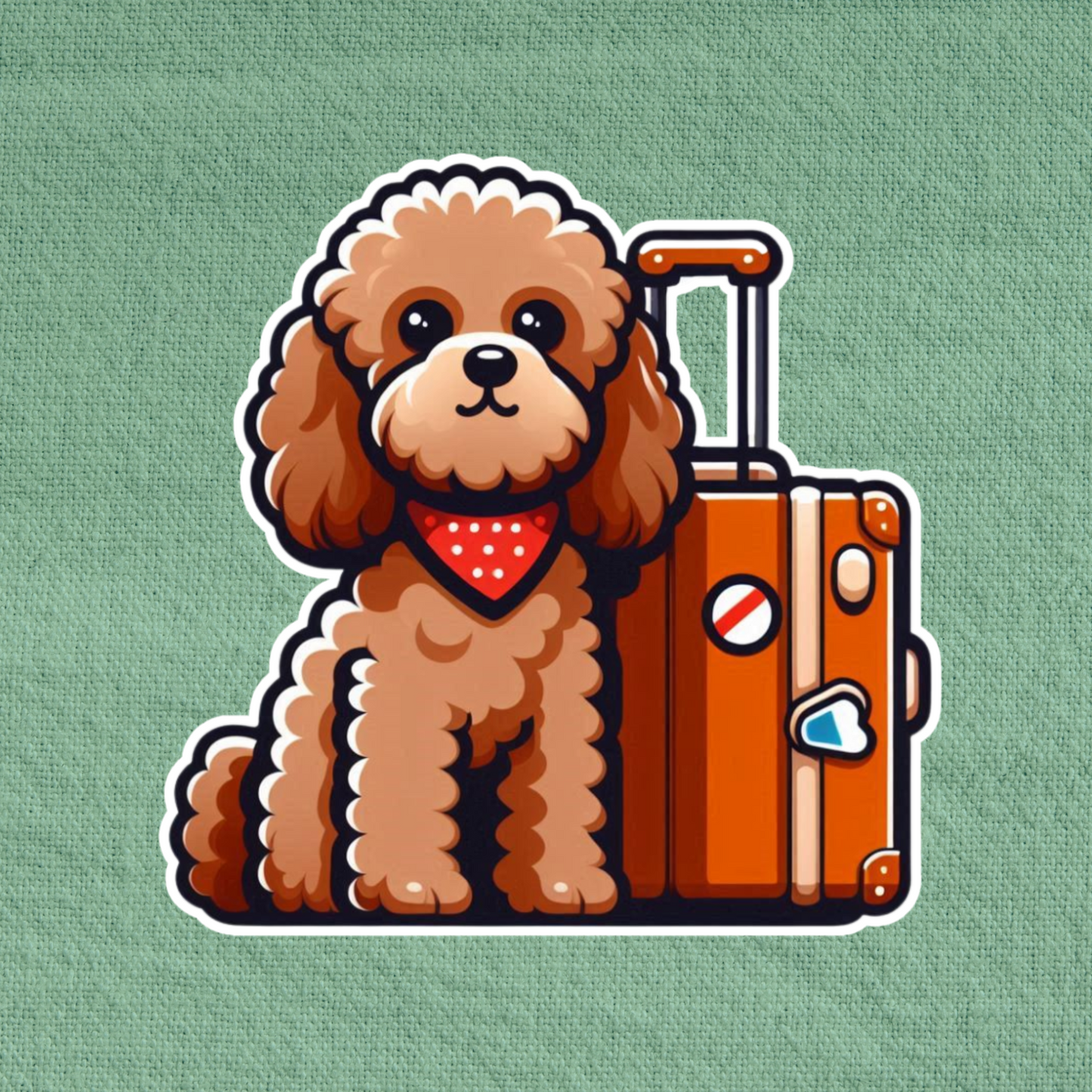 Travelling Poodle – Brown Edition