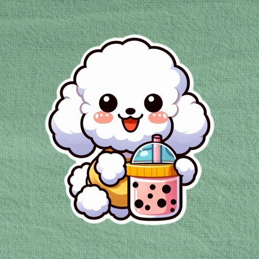 Bubble Tea Poodle – White Edition