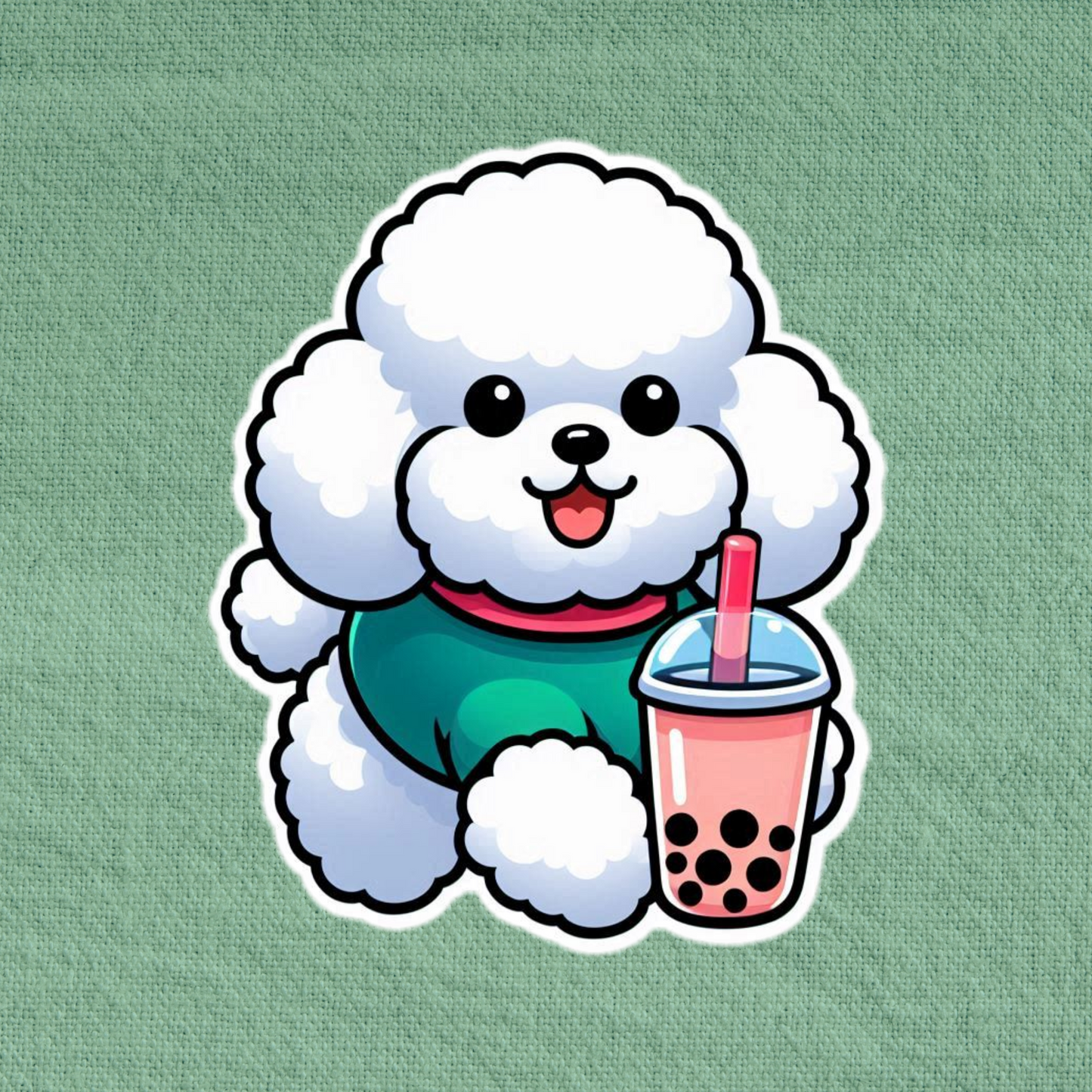Bubble Tea Poodle – White Edition