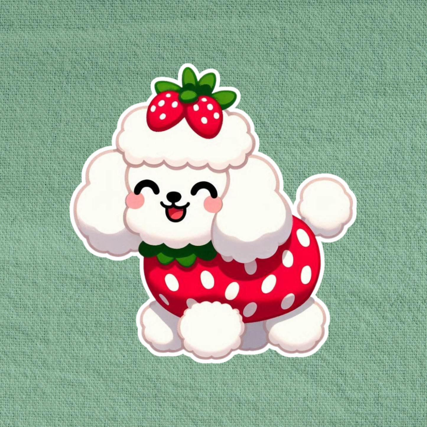 Strawberry Costume Poodle