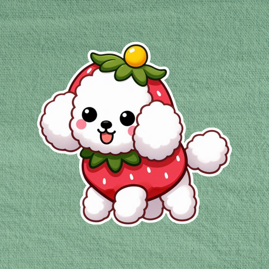 Strawberry Costume Poodle