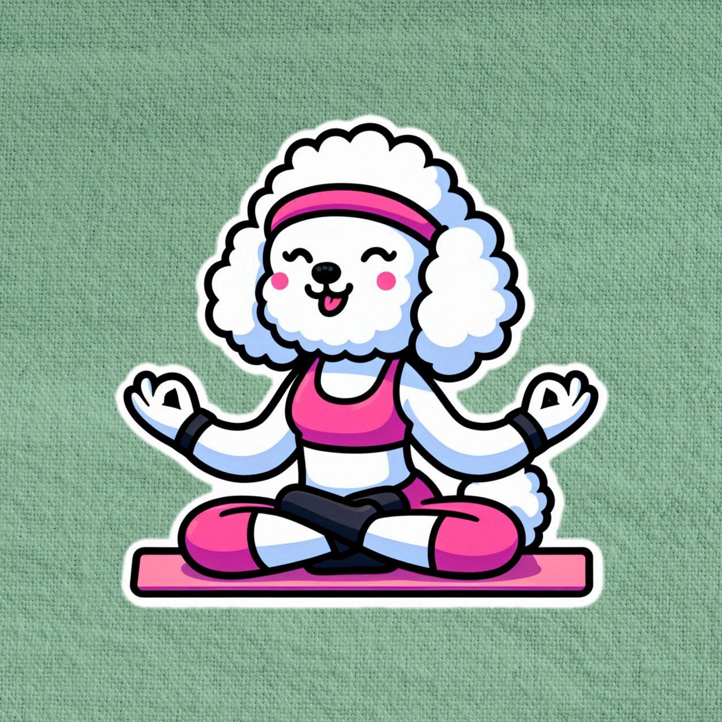 Yoga Poodle