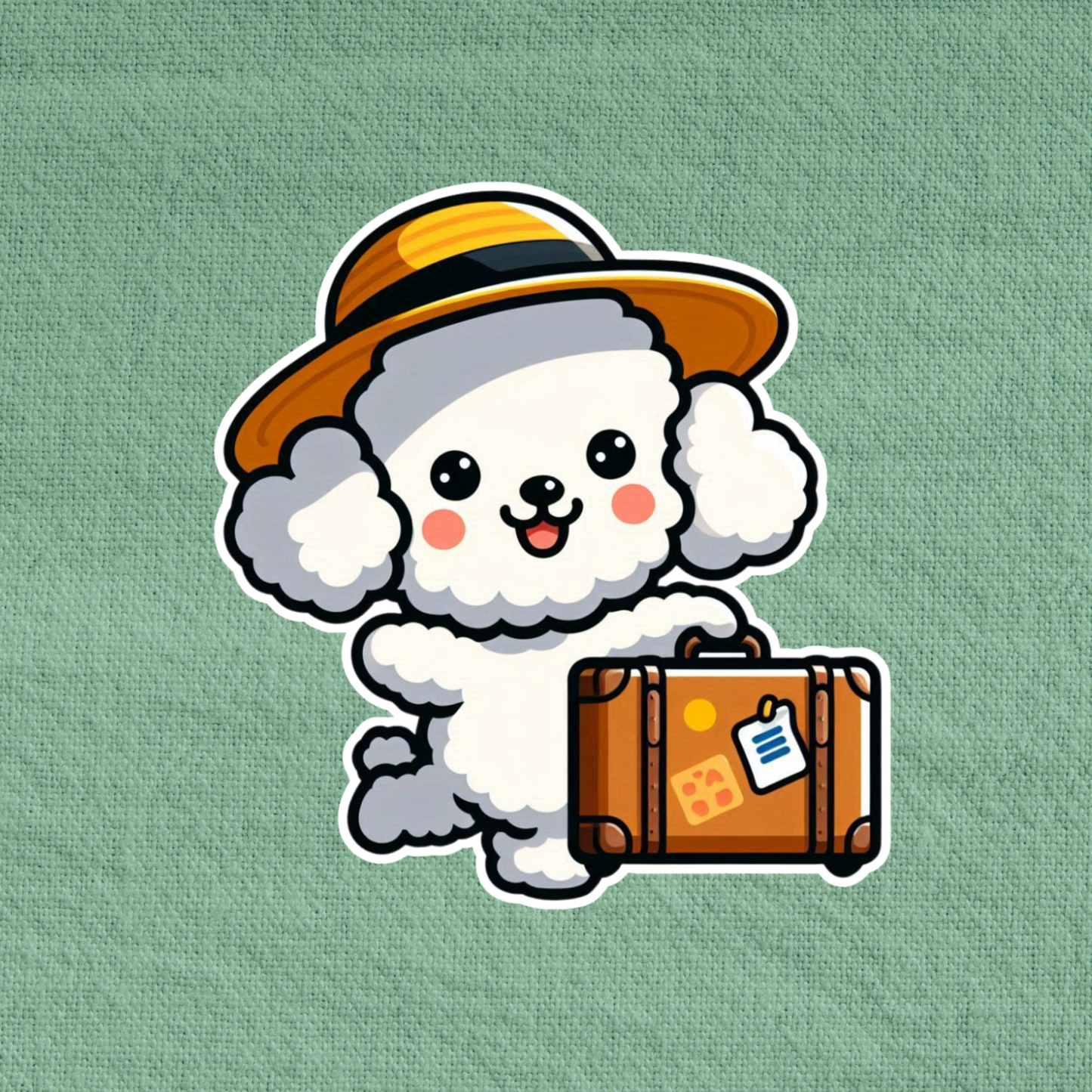Travelling Poodle – White Edition