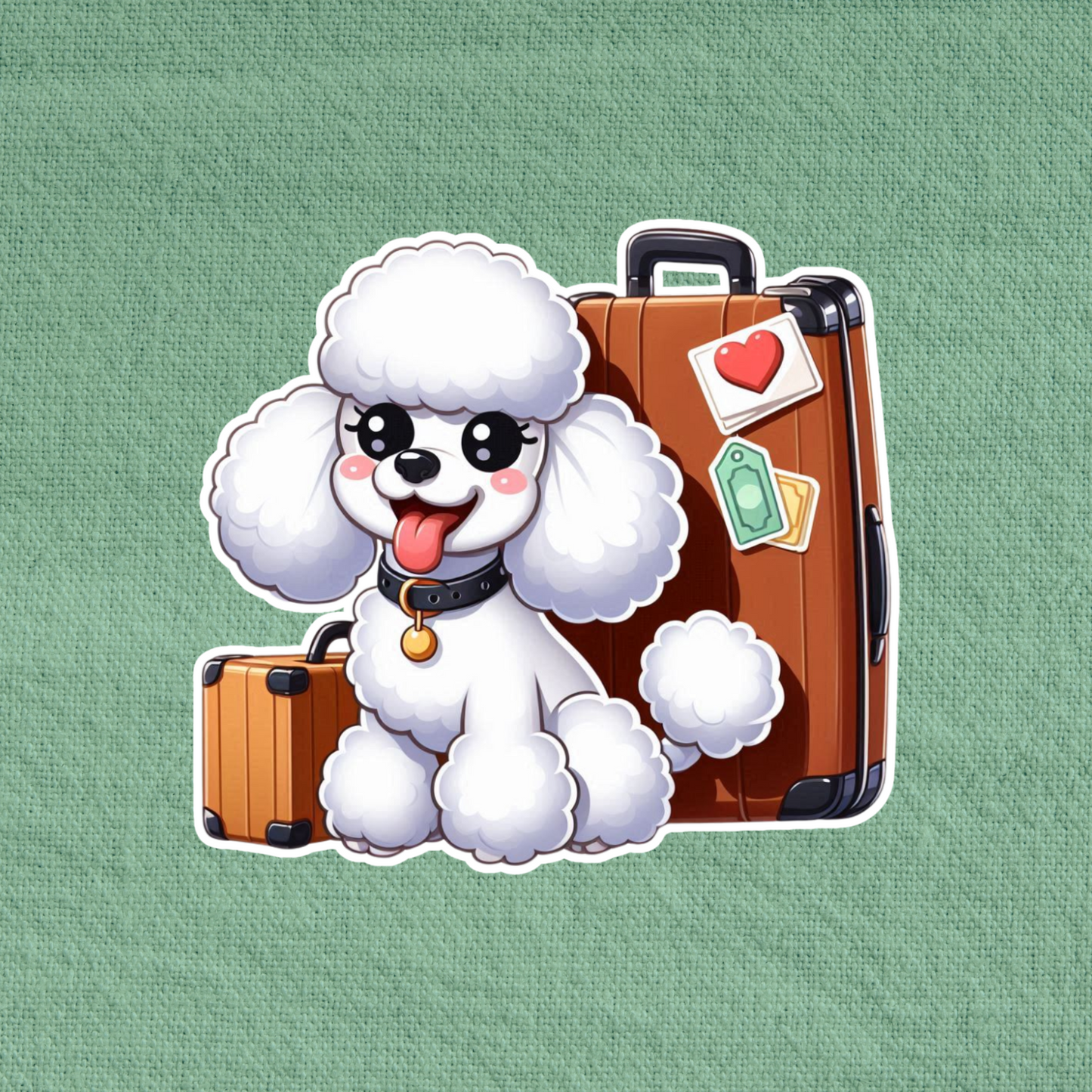 Travelling Poodle – White Edition