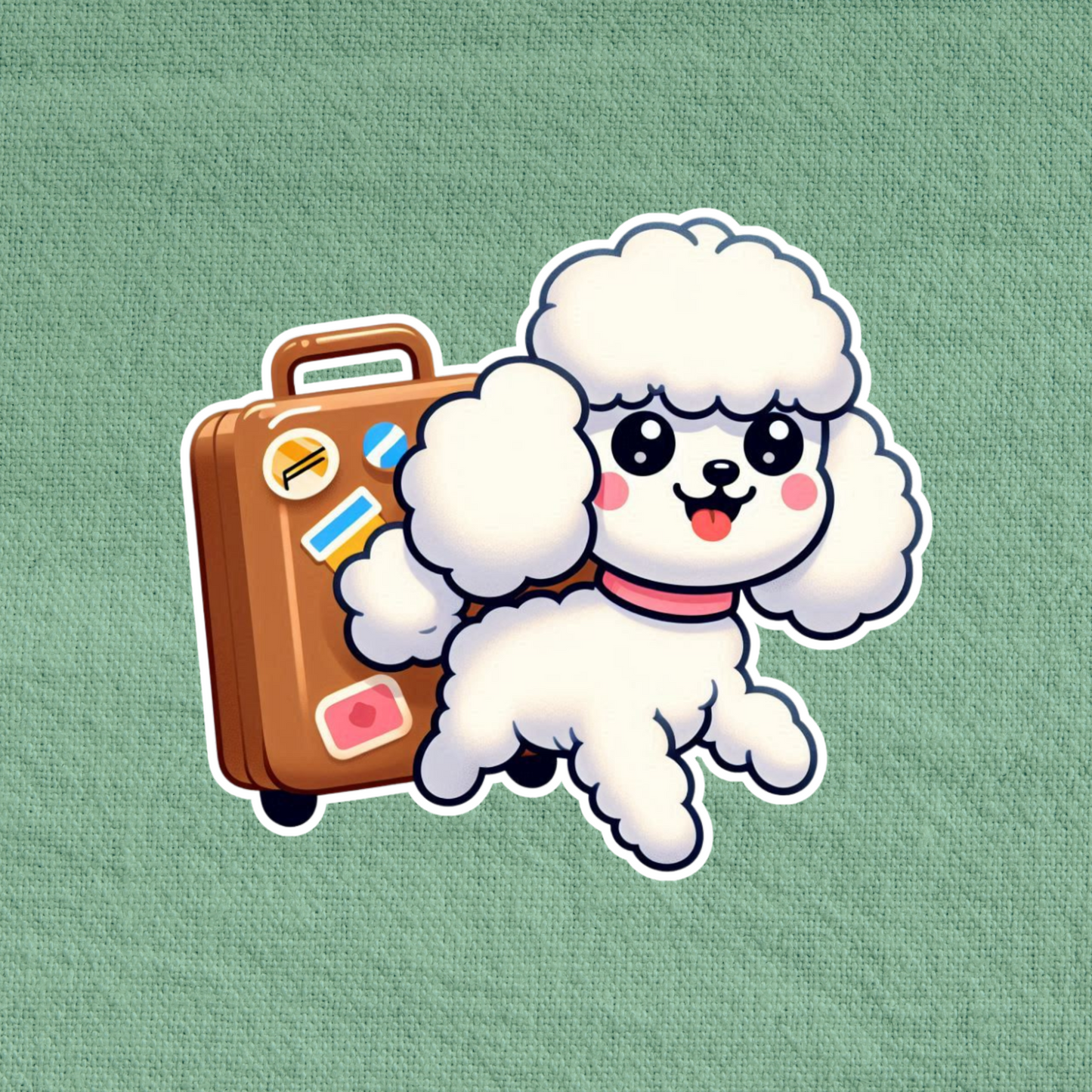 Travelling Poodle – White Edition