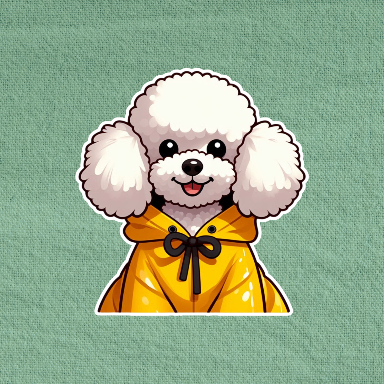 Rain Coat Poodle