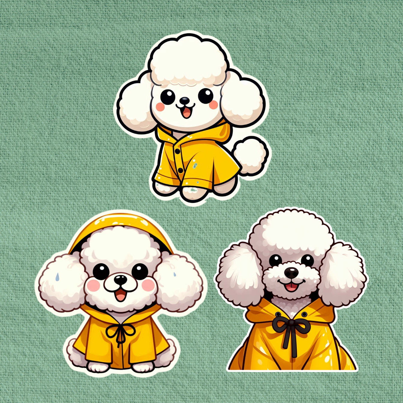Rain Coat Poodle