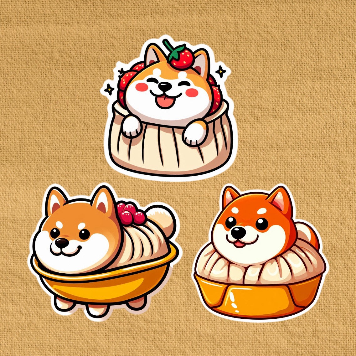 Dumpling Costume Shiba Inu