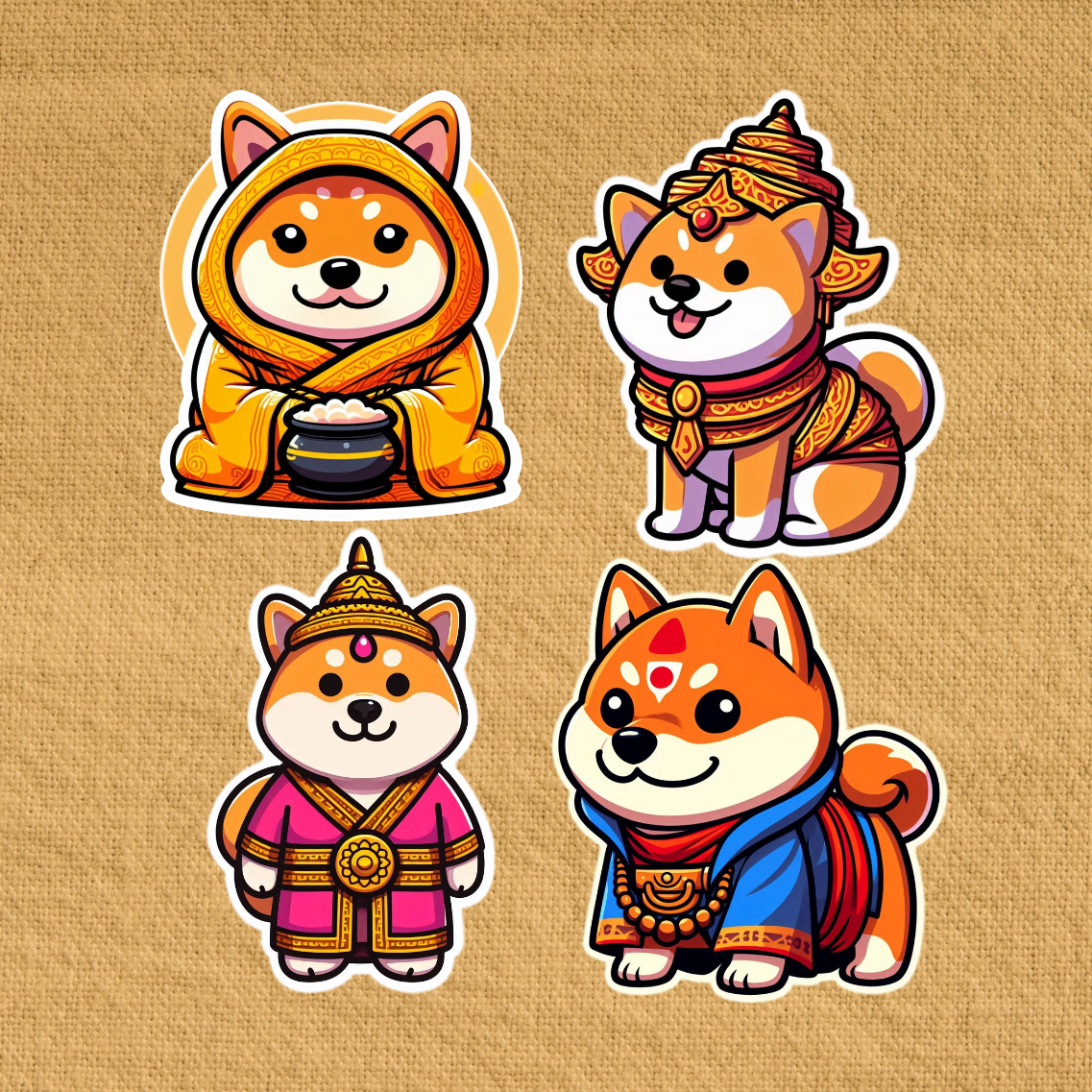 Laksa Costume Shiba Inu