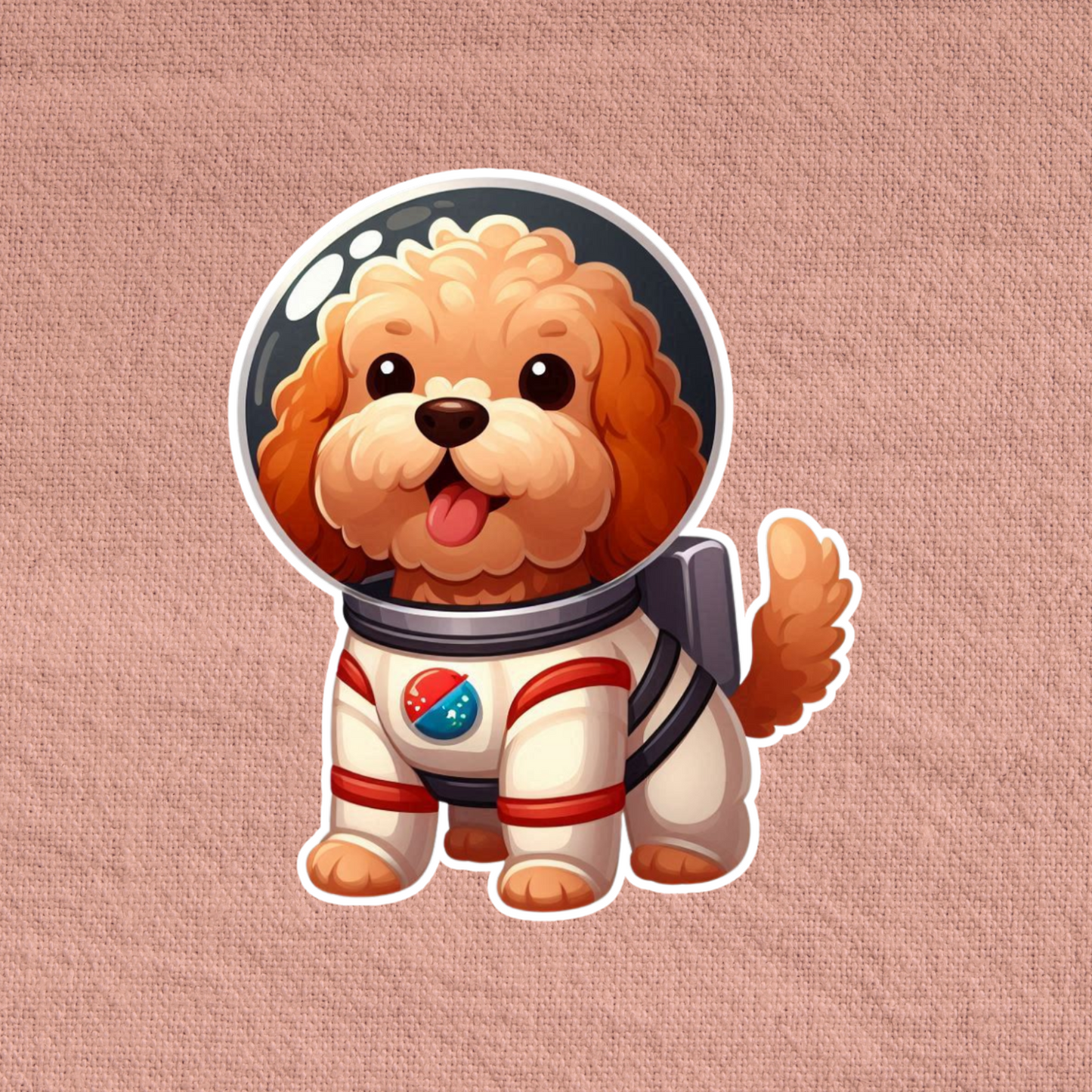 Cavapoo Astronaut