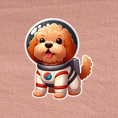Cavapoo Astronaut