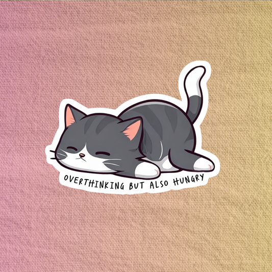 Overthinking cat