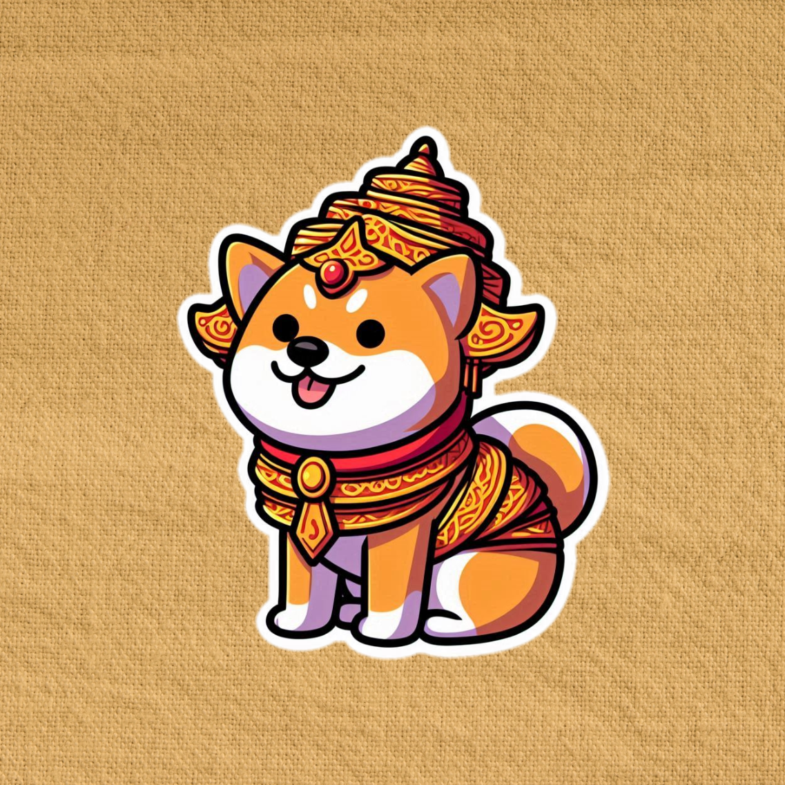 Laksa Costume Shiba Inu