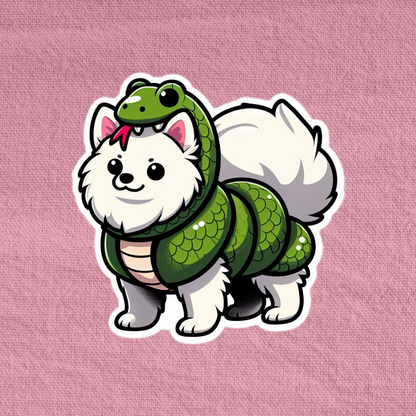 Snake Costume Japanese Spitz