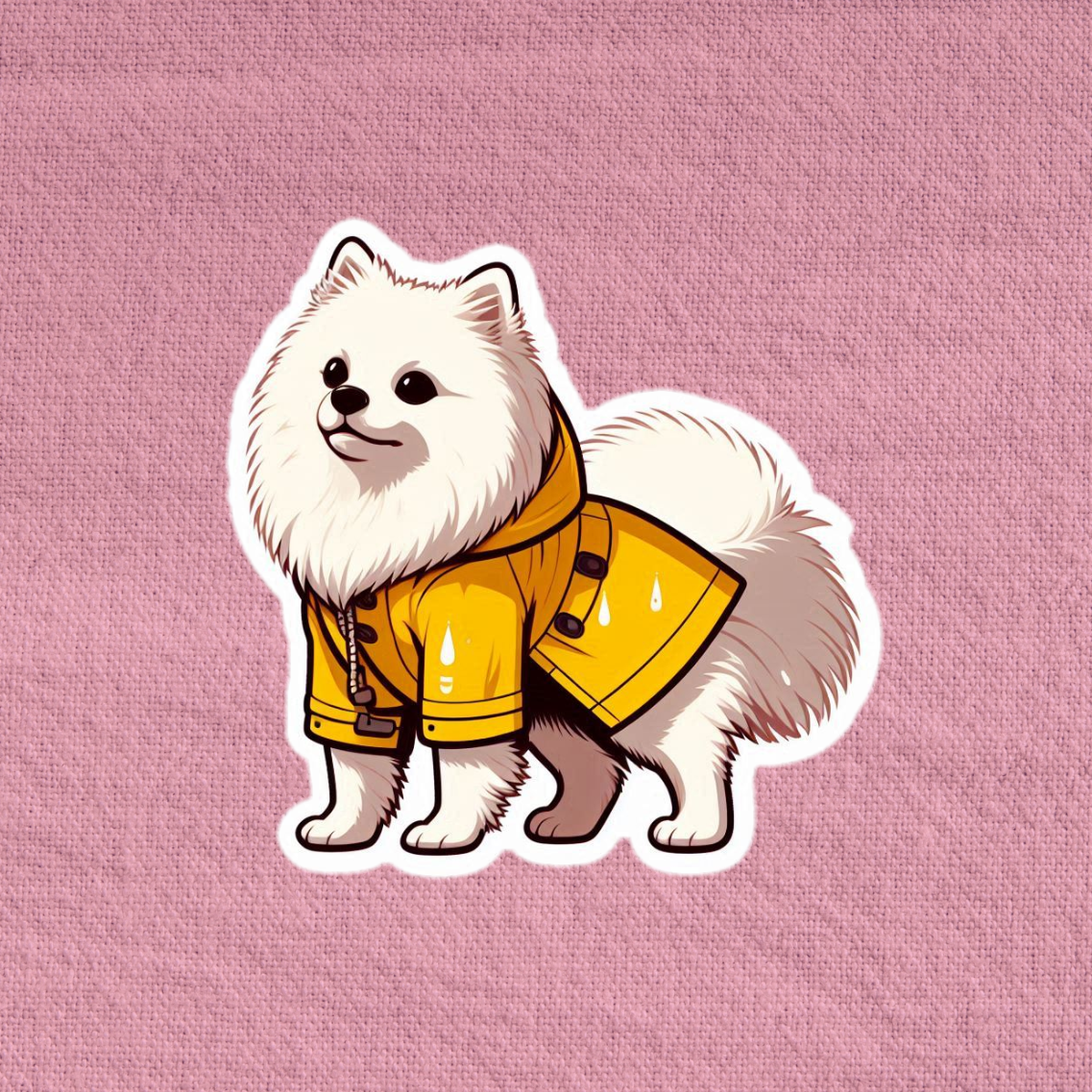 Raincoat Japanese Spitz
