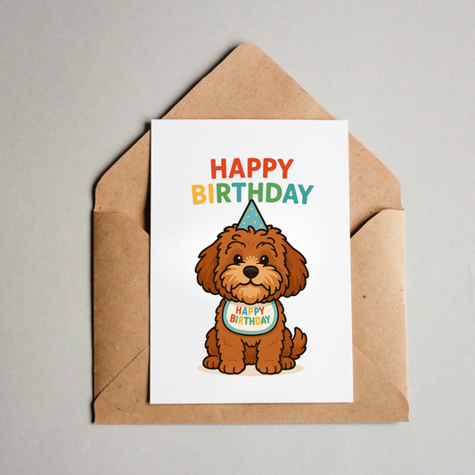 Birthday Card - Cavapoo
