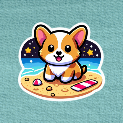 Beach Corgi