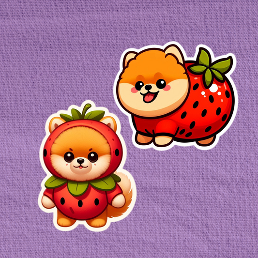 Strawberry Pomeranian - Orange Edition