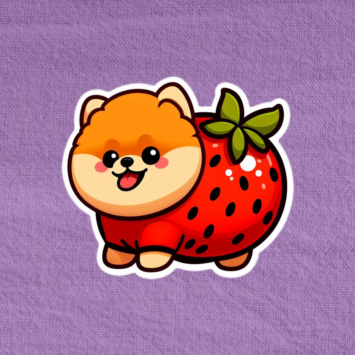 Strawberry Pomeranian - Orange Edition