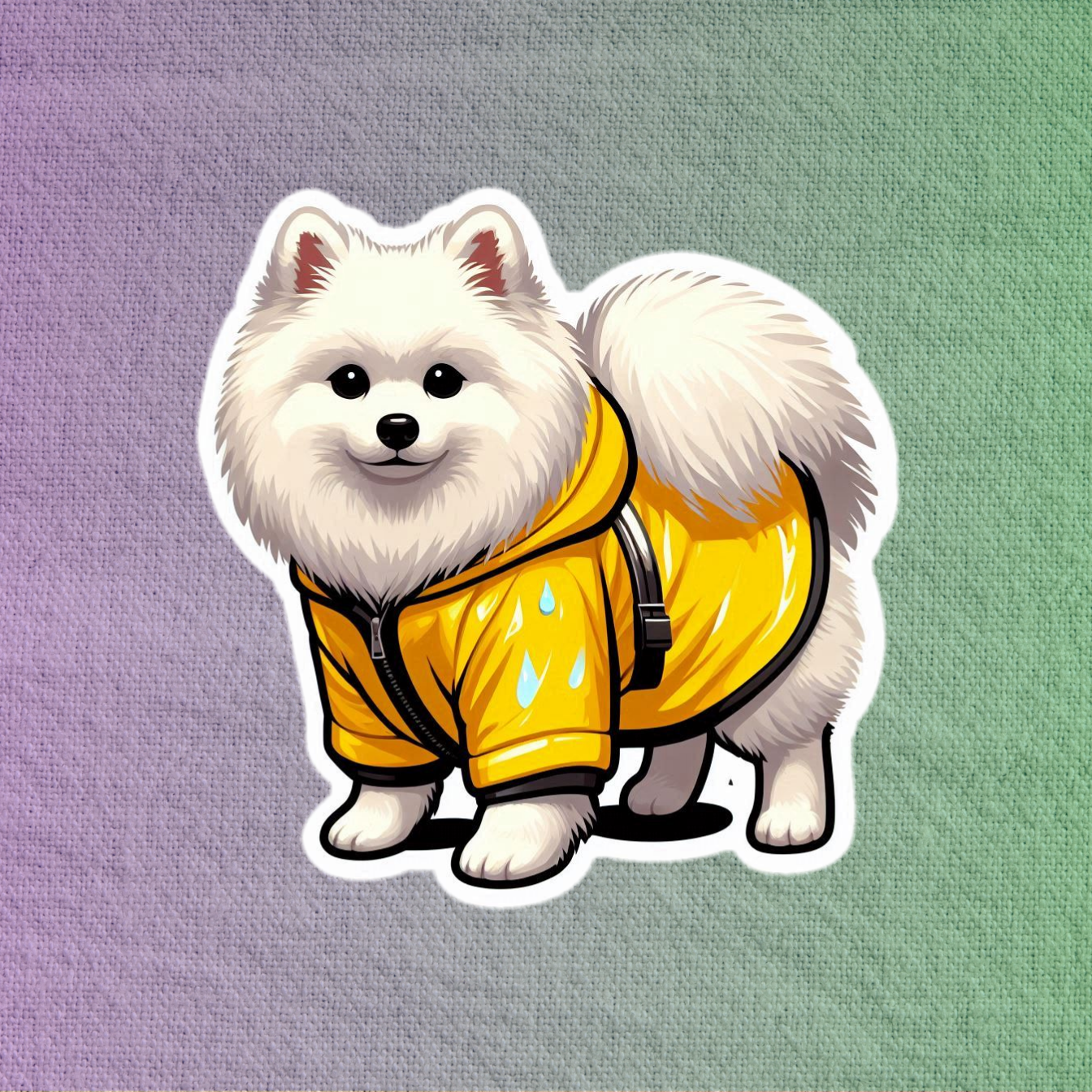 Rain Coat Samoyed