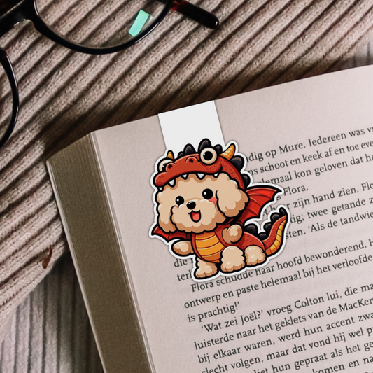 Maltipoo Magnetic Bookmark