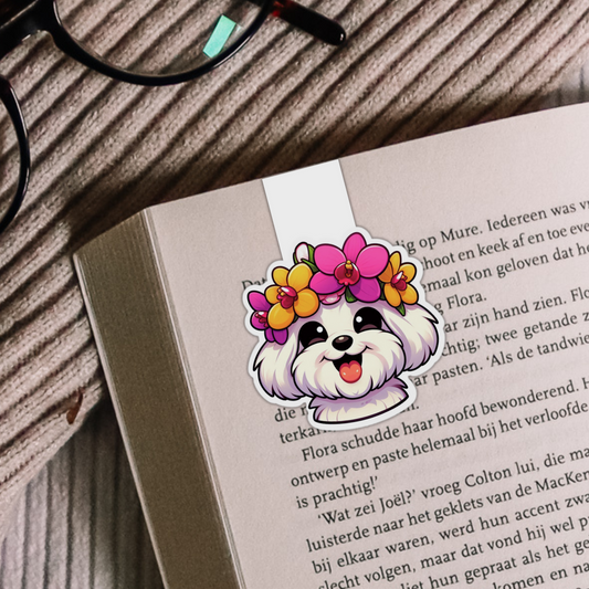 Maltese Magnetic Bookmark