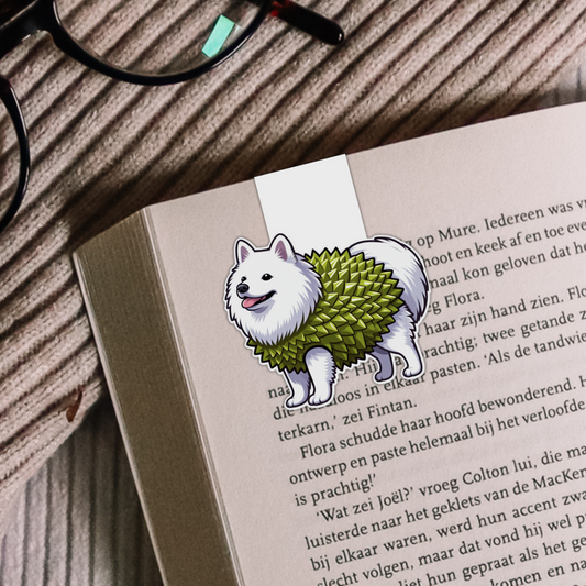 Japanese Spitz Magnetic Bookmark