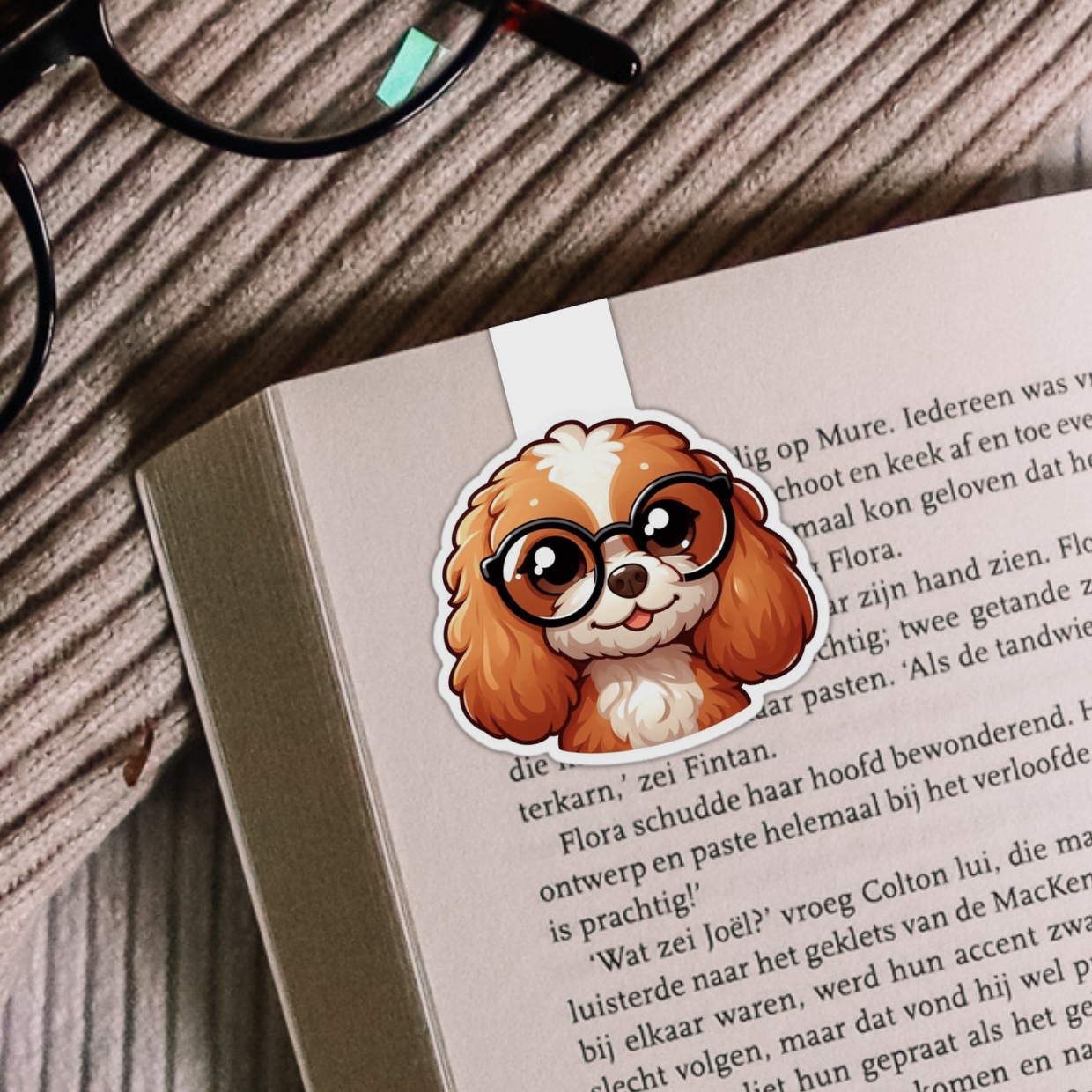 Cavapoo Magnetic Bookmark