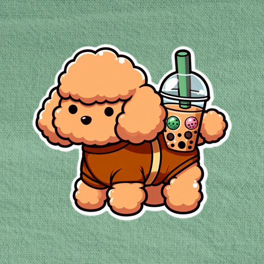 Bubble Tea Poodle – Brown Edition