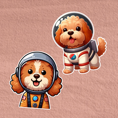 Cavapoo Astronaut