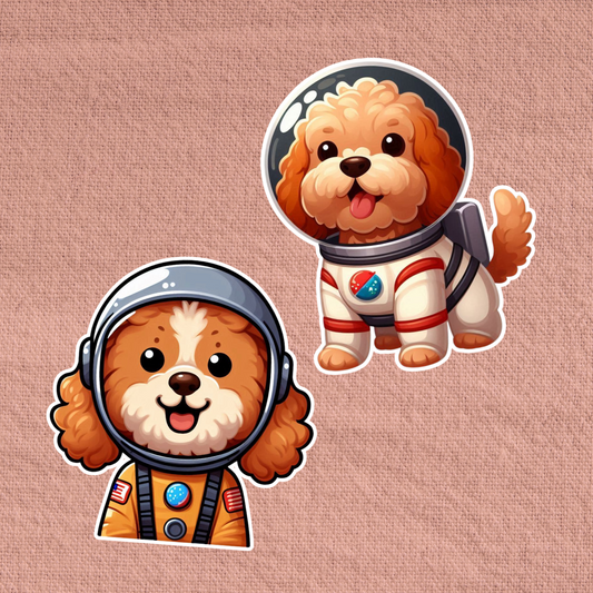 Cavapoo Astronaut