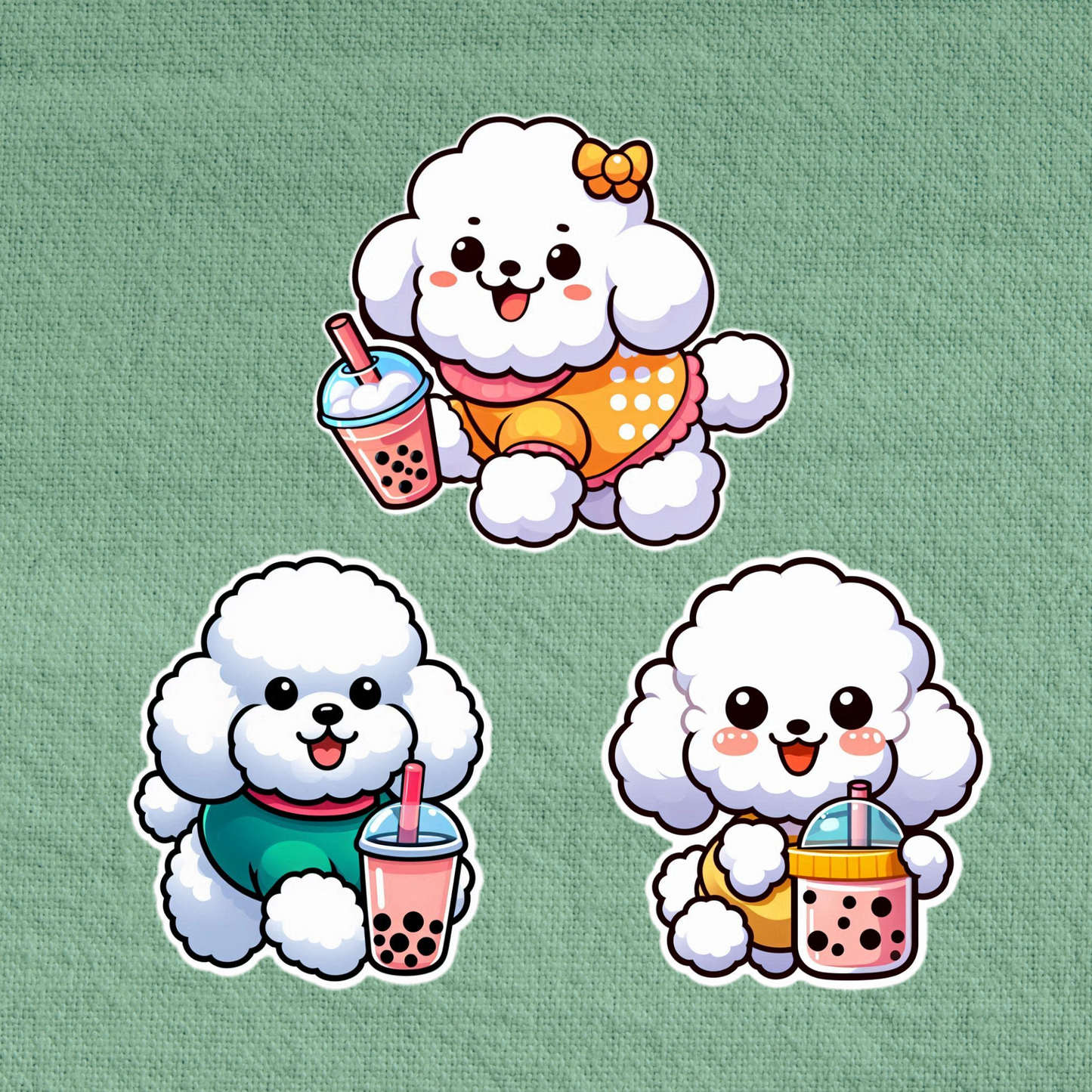 Bubble Tea Poodle – White Edition
