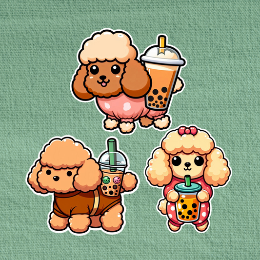Bubble Tea Poodle – Brown Edition