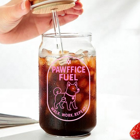 Glass Tumbler - Pawffice fuel