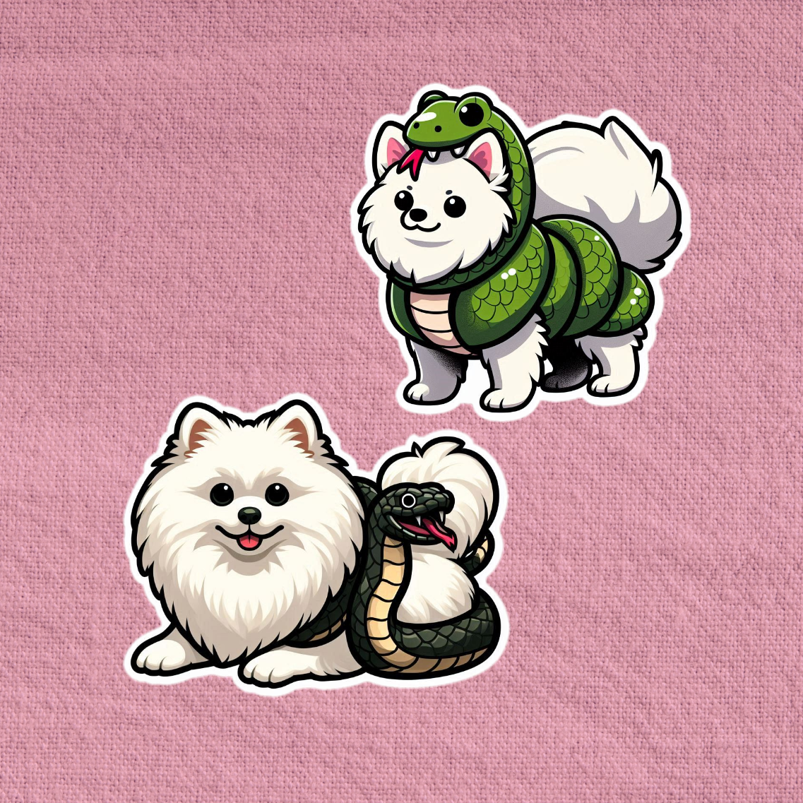 Snake Costume Japanese Spitz