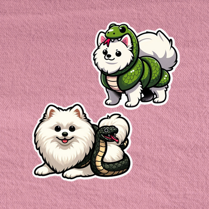 Snake Costume Japanese Spitz