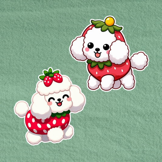 Strawberry Costume Poodle