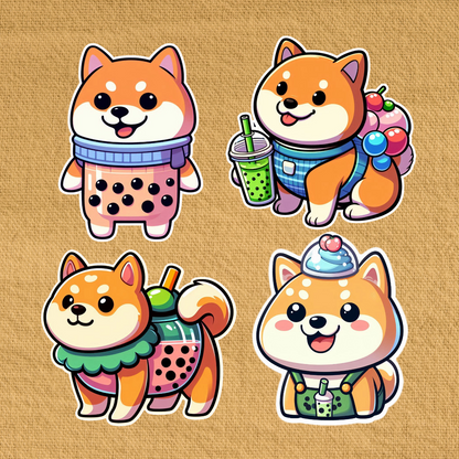 Bubble Tea Shiba Inu